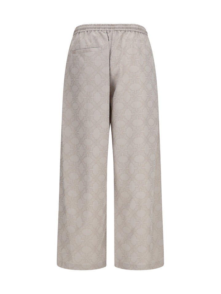 Arrow all-over monogram Pants 2