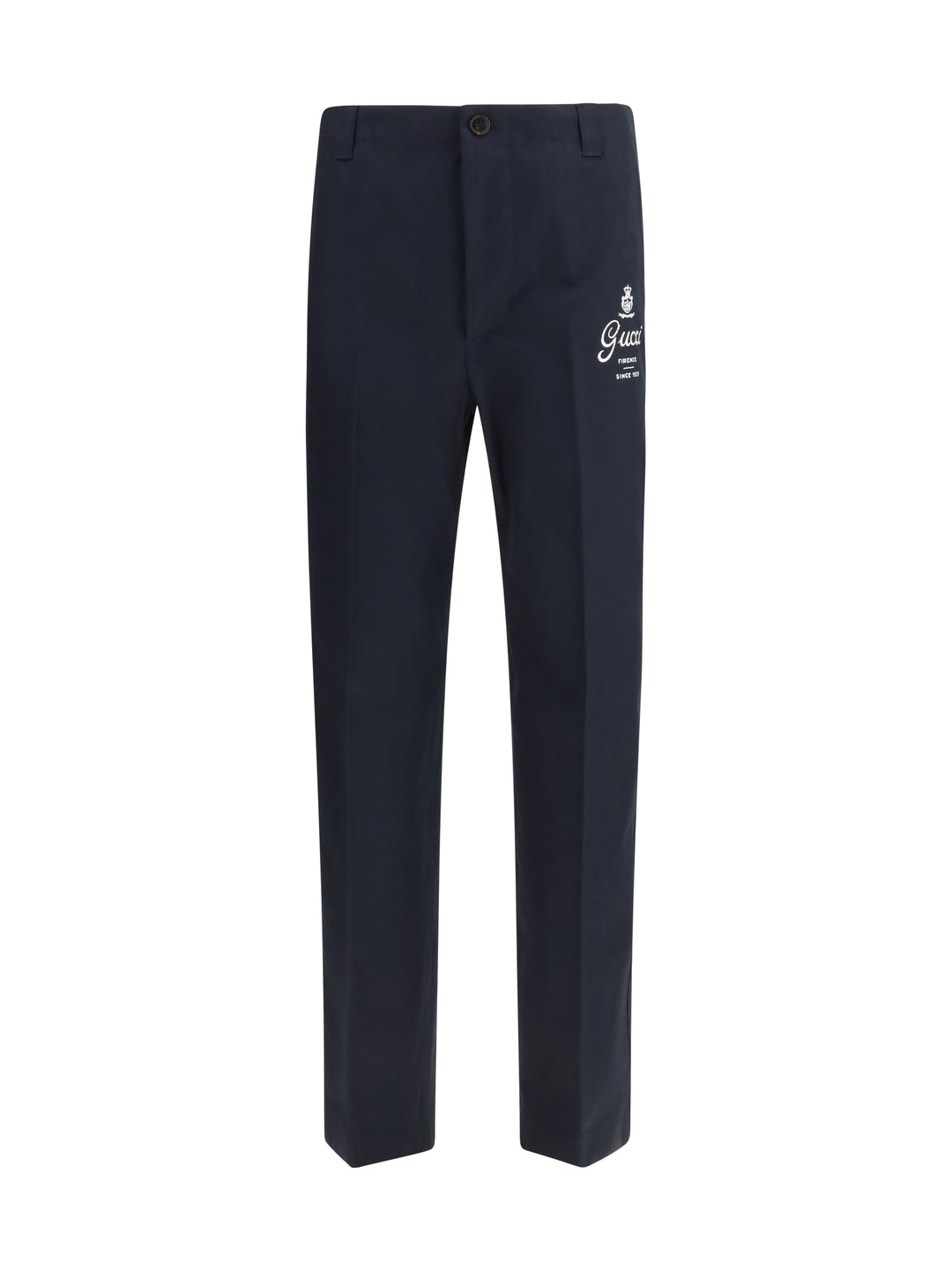 Compact cotton twill Pants 1