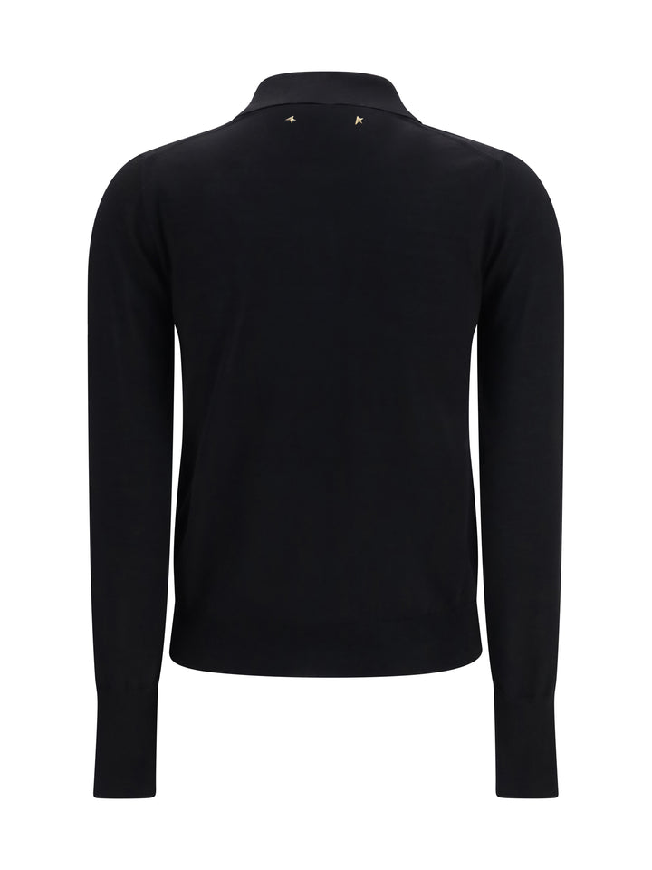 Long sleeve merino wool Polo 2