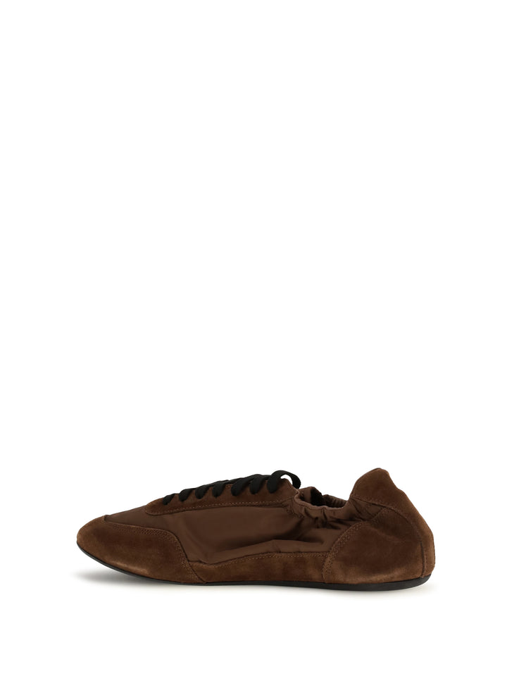 Collapse Sneakers in Re-Nylon and suede 3