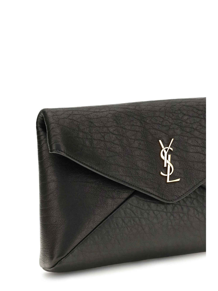 Envelope leather Clutch