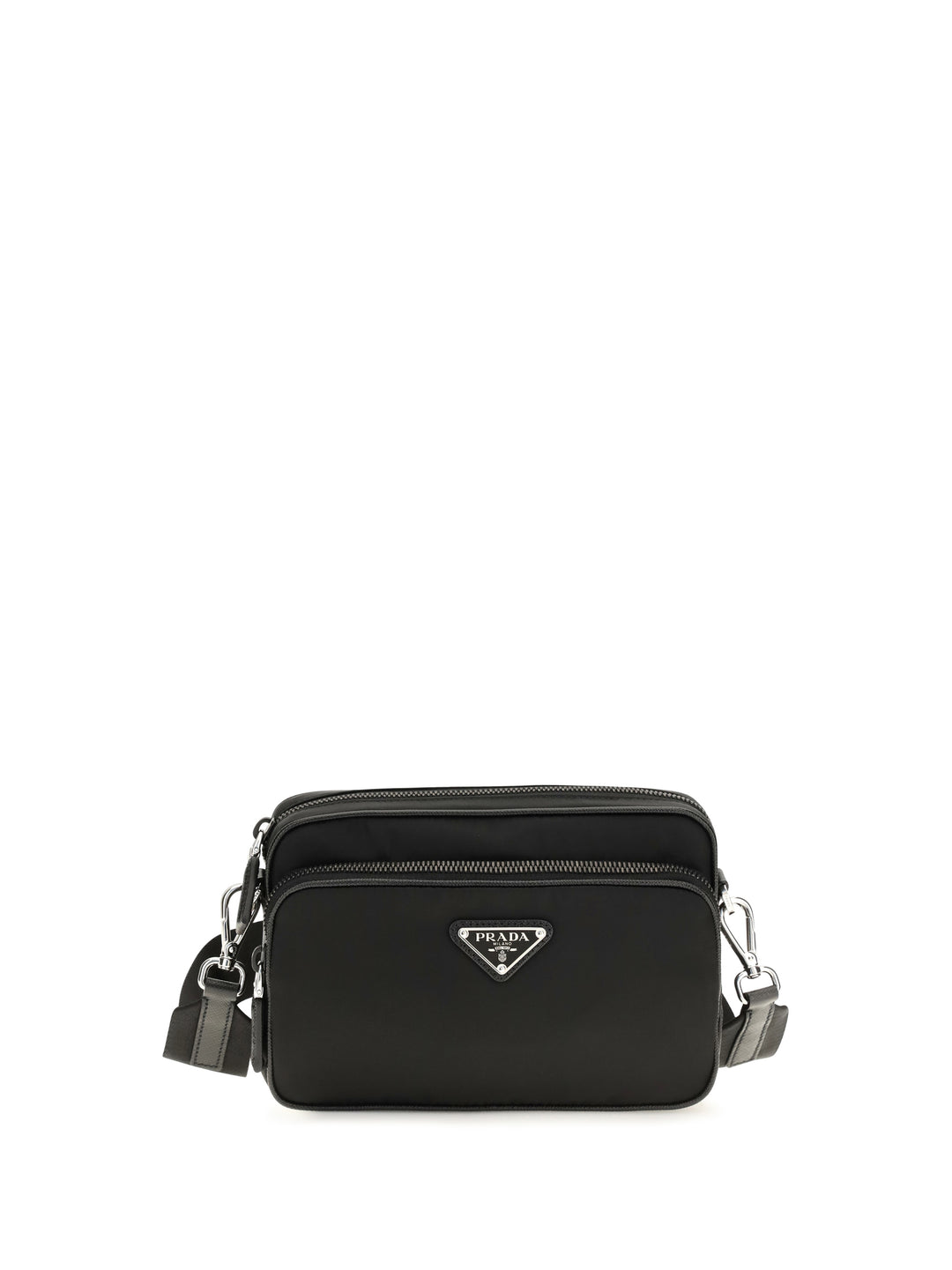 Re-Nylon and Saffiano leather Shoulder Bag 1