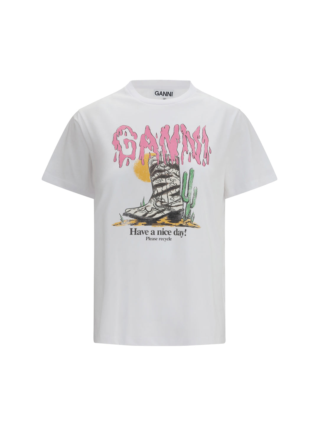 Western T-shirt with cowboy boots 1
