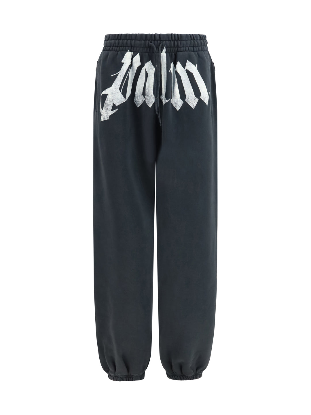 Sweatpants with drawstring and logo 1