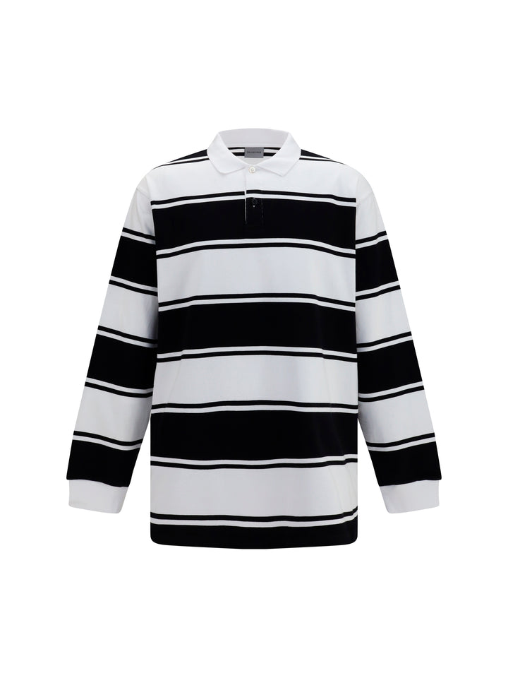 Striped long-sleeve Polo 1