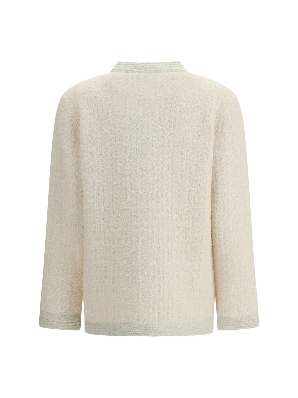 Bouclé lamé wool Cardigan