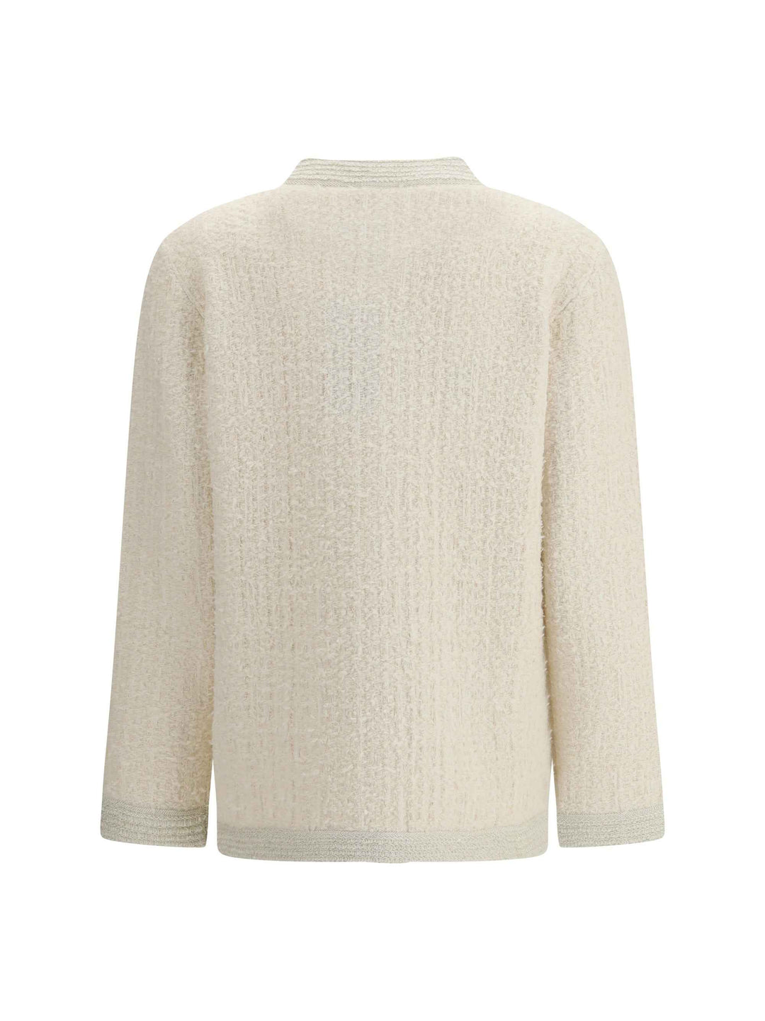 Bouclé lamé wool Cardigan