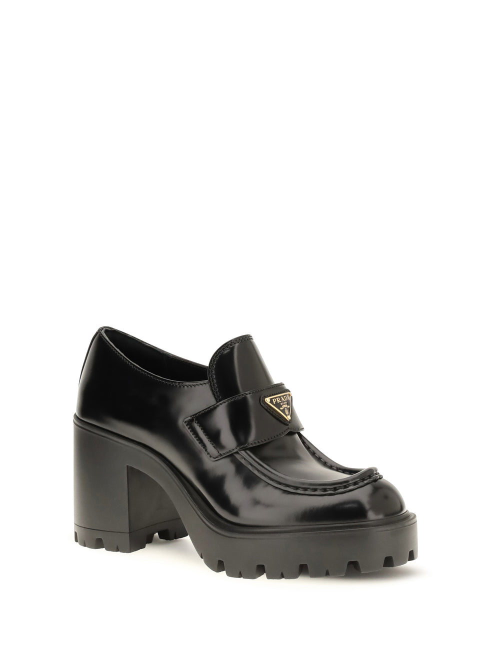 Leather heeled Loafers 2