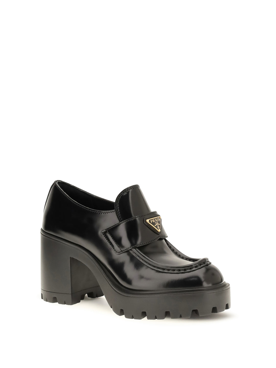 Leather heeled Loafers 2