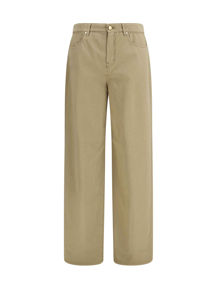 Baggy Pants in pure cotton satin