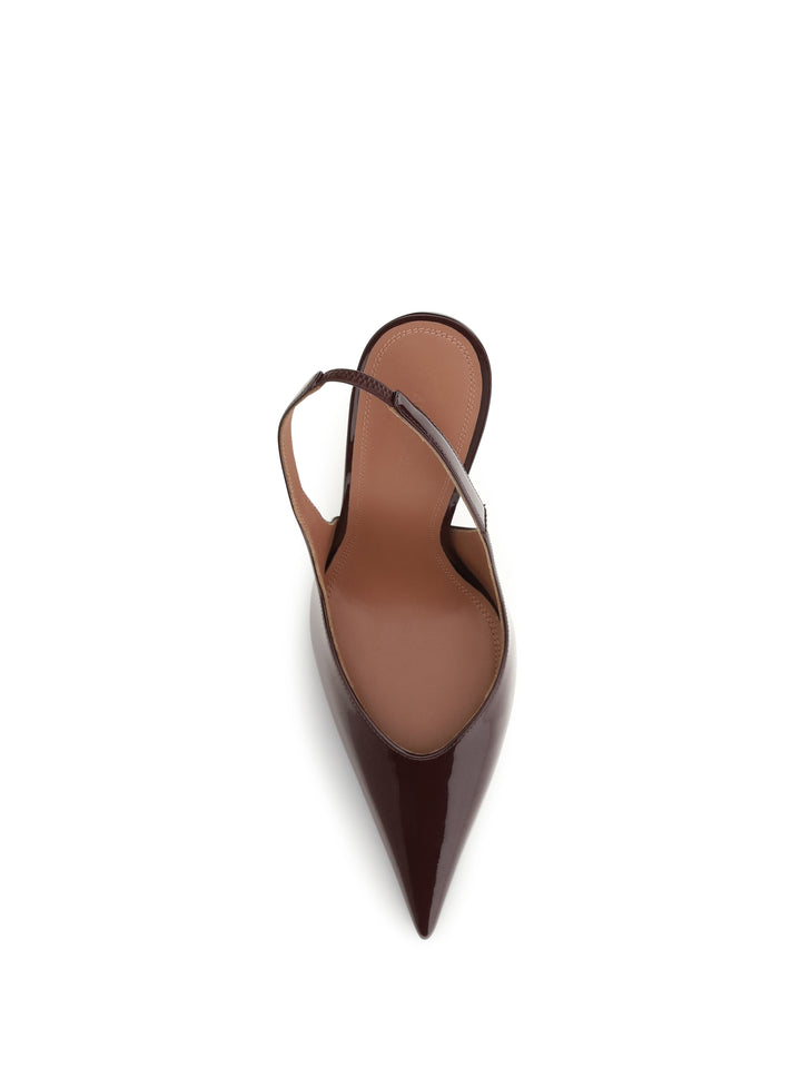 Anok patent leather Slingback Pumps 4