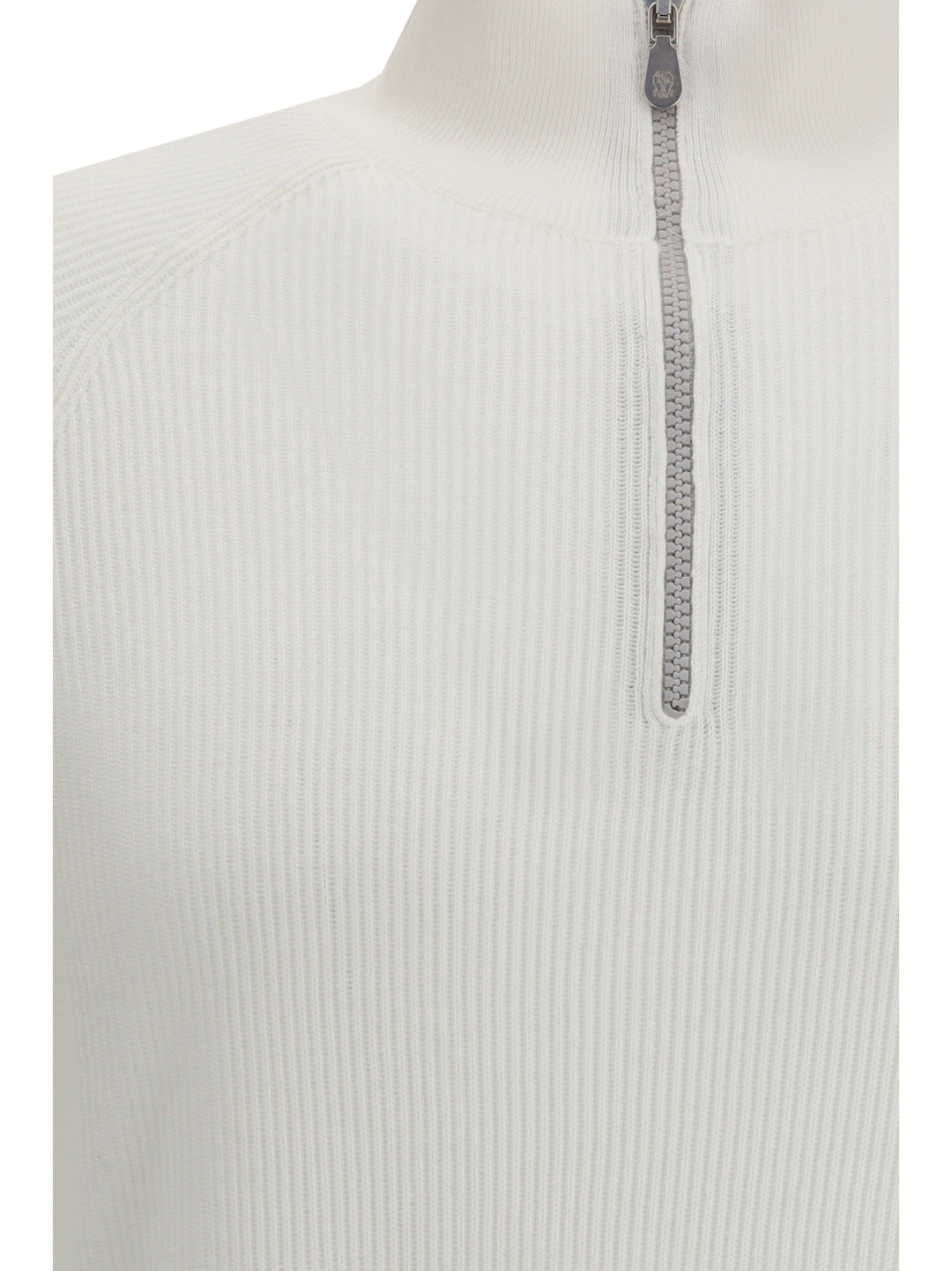 Cotton Sweater with a high neckline 3