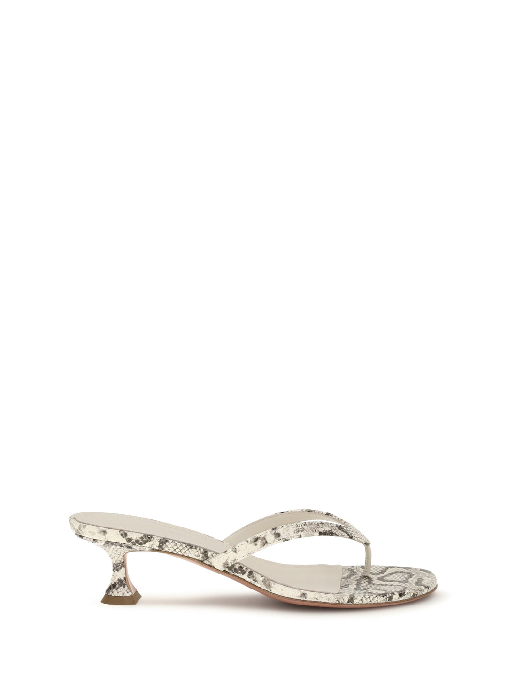 Snake-print Juliette Thong Sandals 1