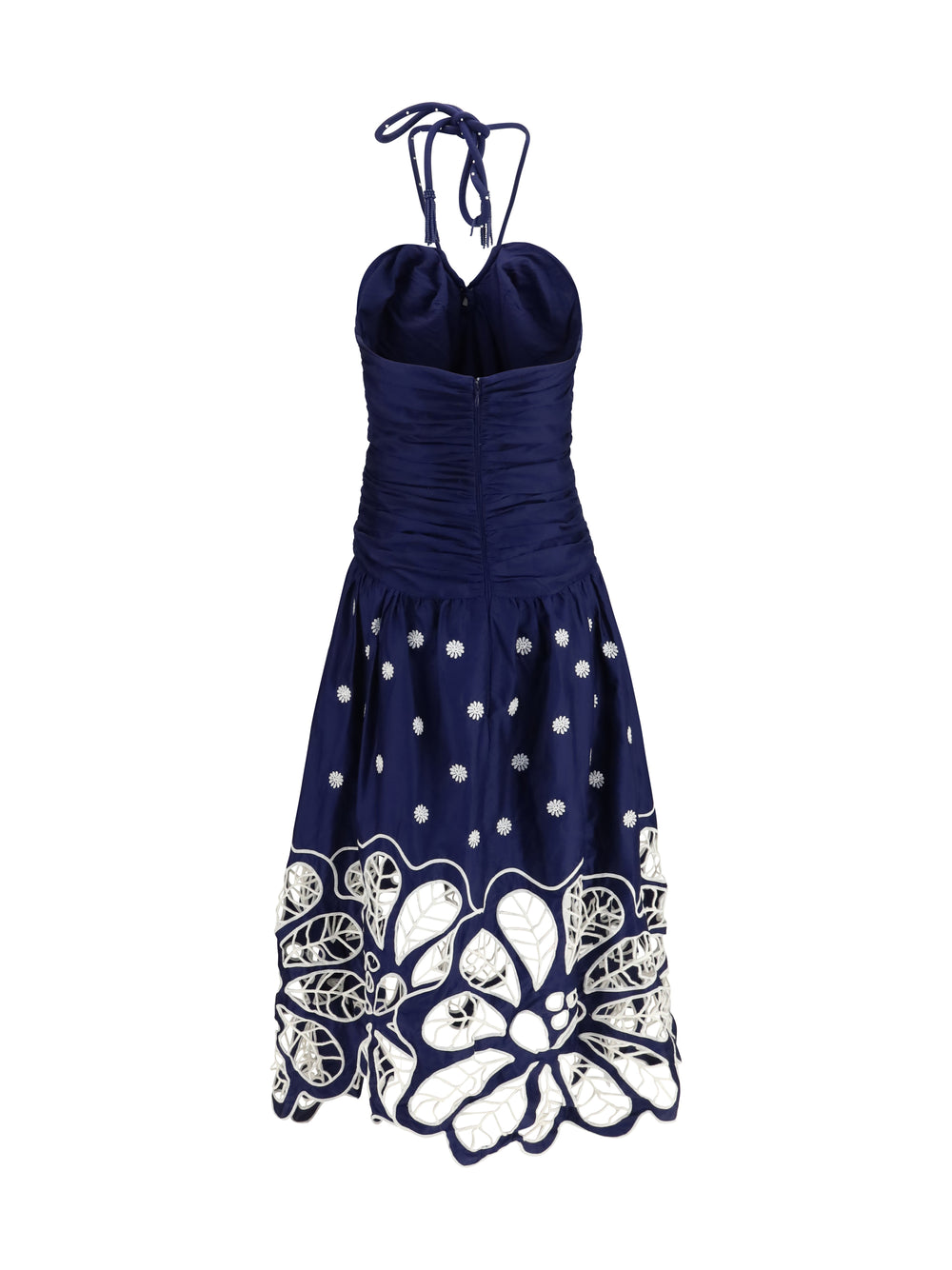 Richelieu embroidered midi Dress 2