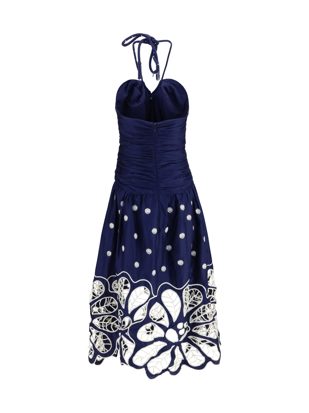 Richelieu embroidered midi Dress 2