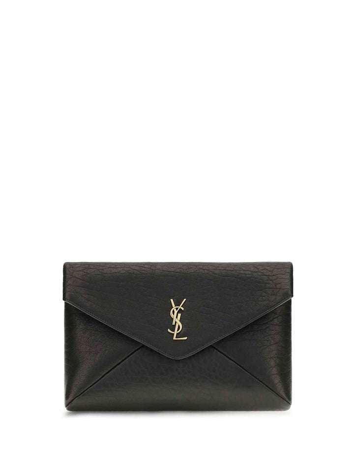 Envelope leather Clutch