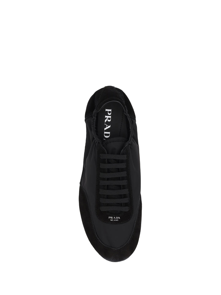 Collapse Sneakers in Re-Nylon and suede 4