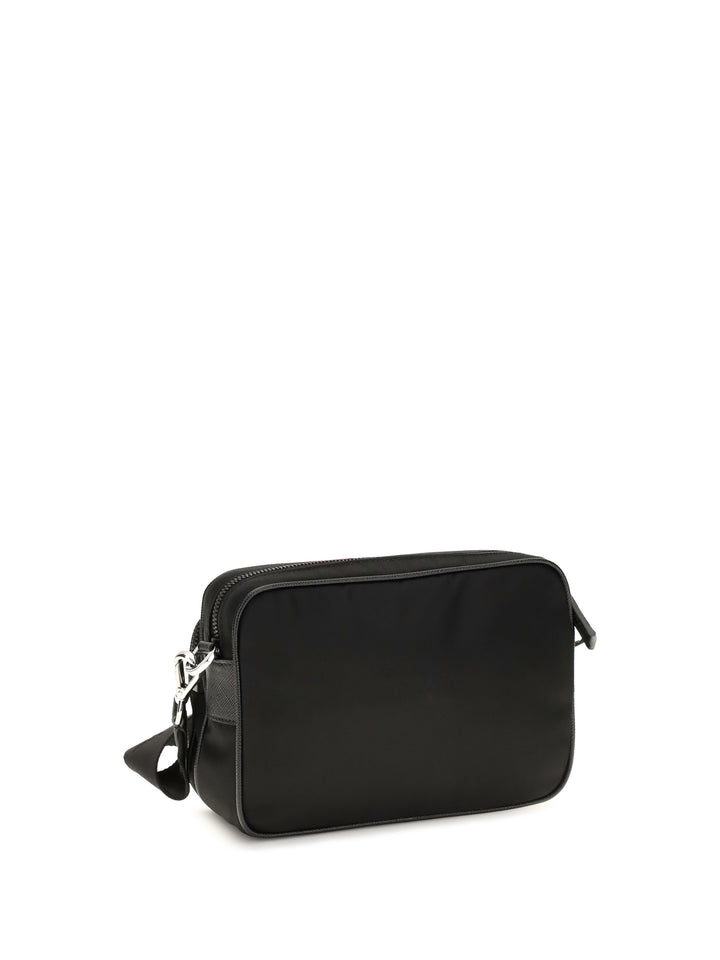 Re-Nylon and Saffiano leather Shoulder Bag 3
