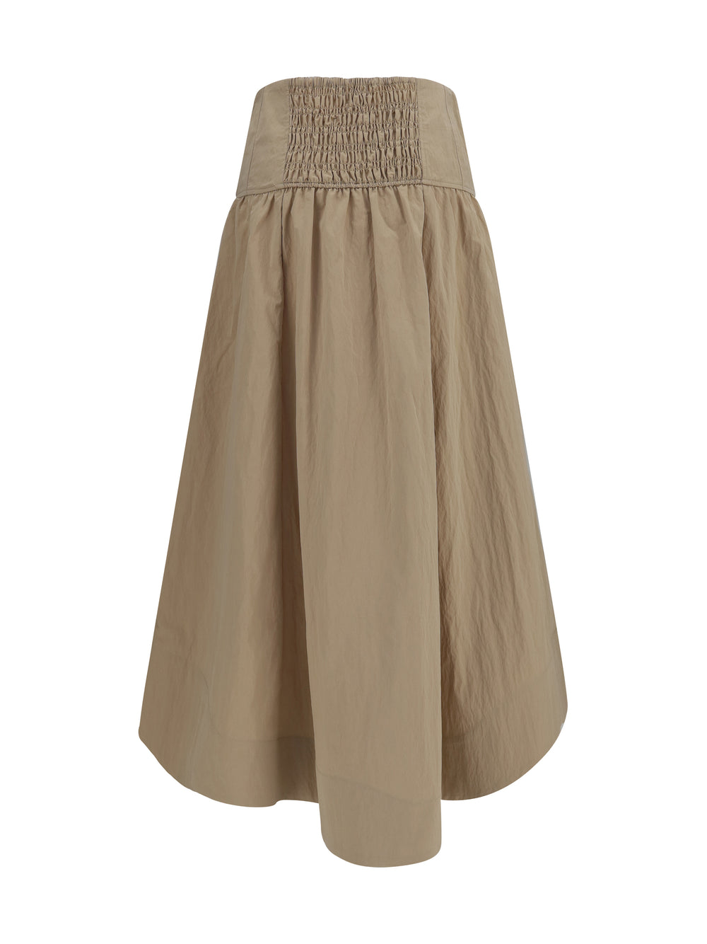 Corset-detail and ruched midi Skirt 2