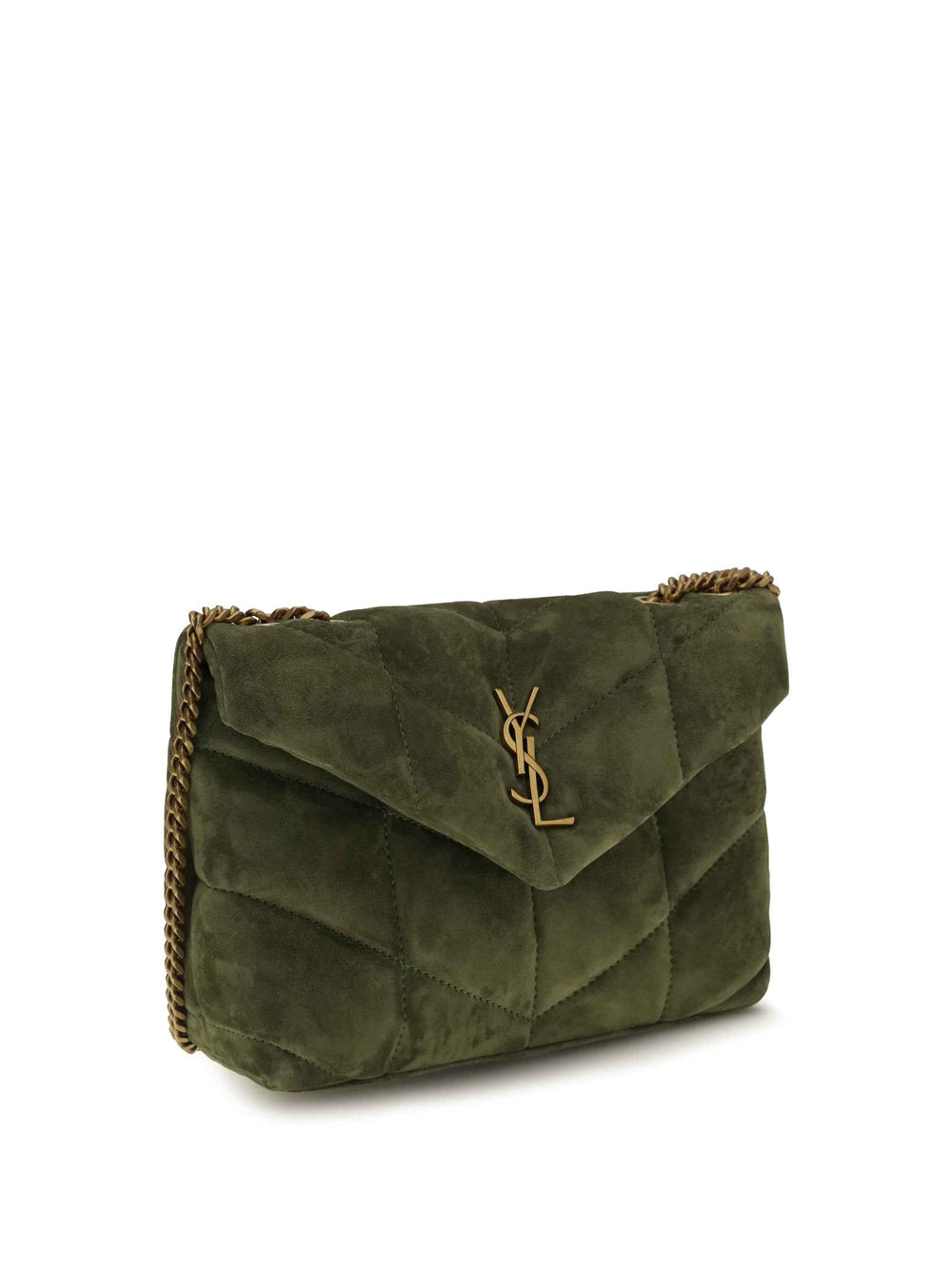 LouLou Puffer Toy suede Shoulder Bag