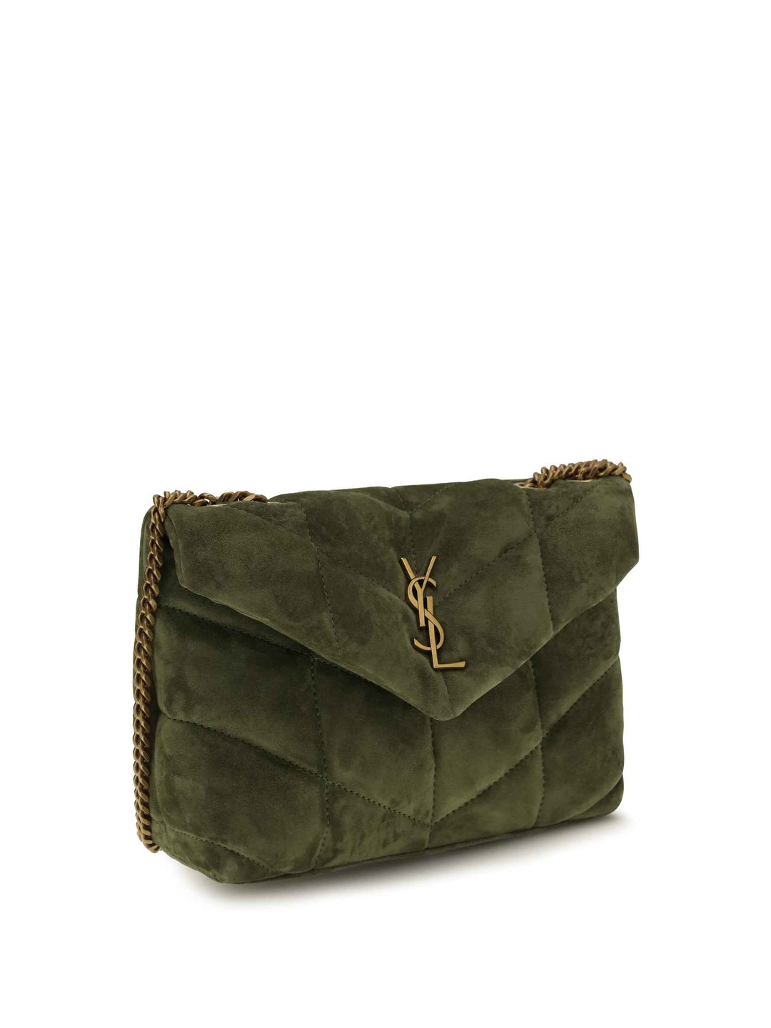 LouLou Puffer Toy suede Shoulder Bag