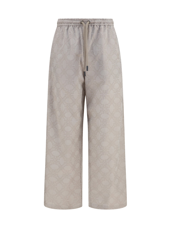 Arrow all-over monogram Pants 1