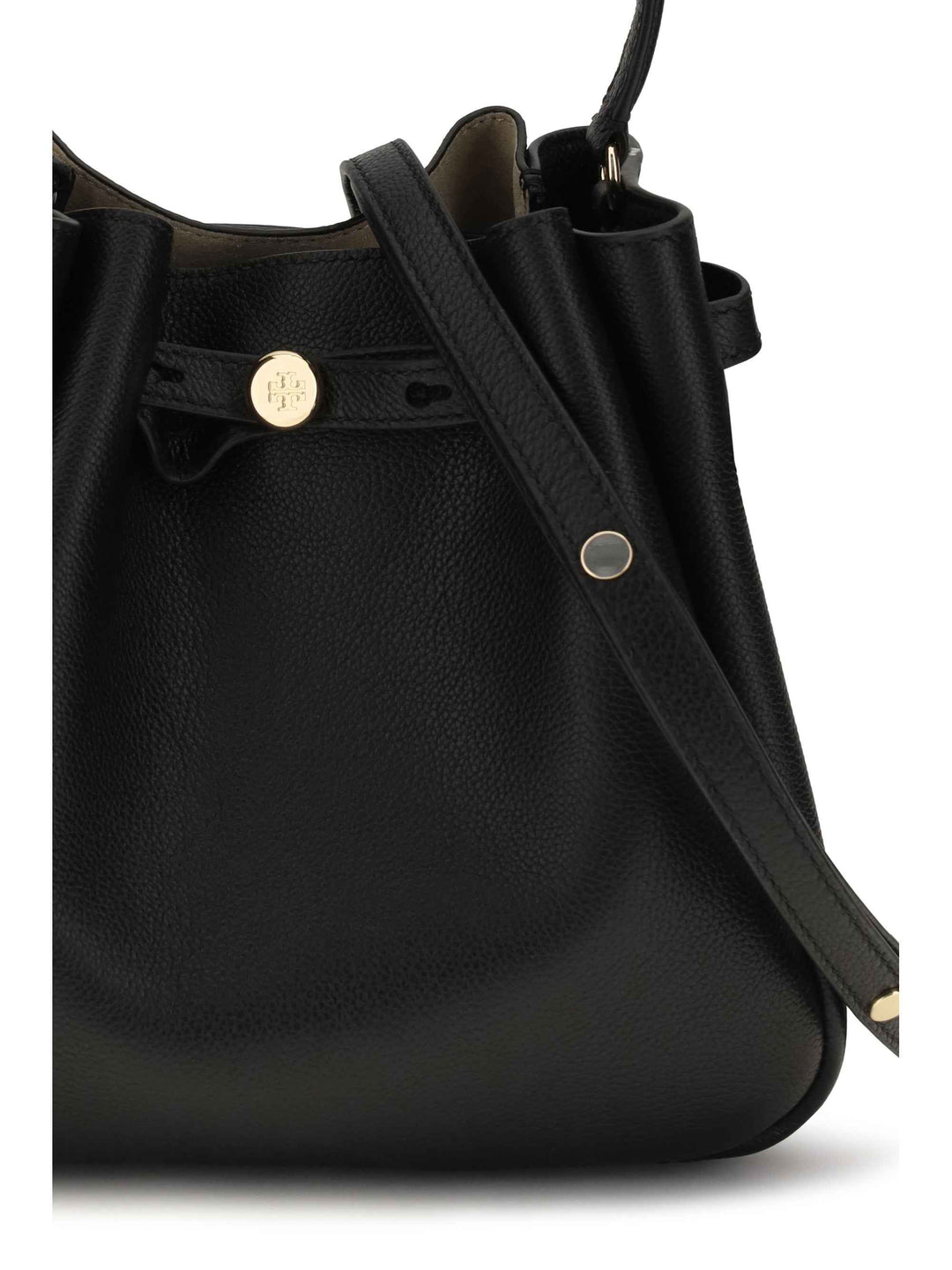 Romy Hammered leather Bucket Bag
