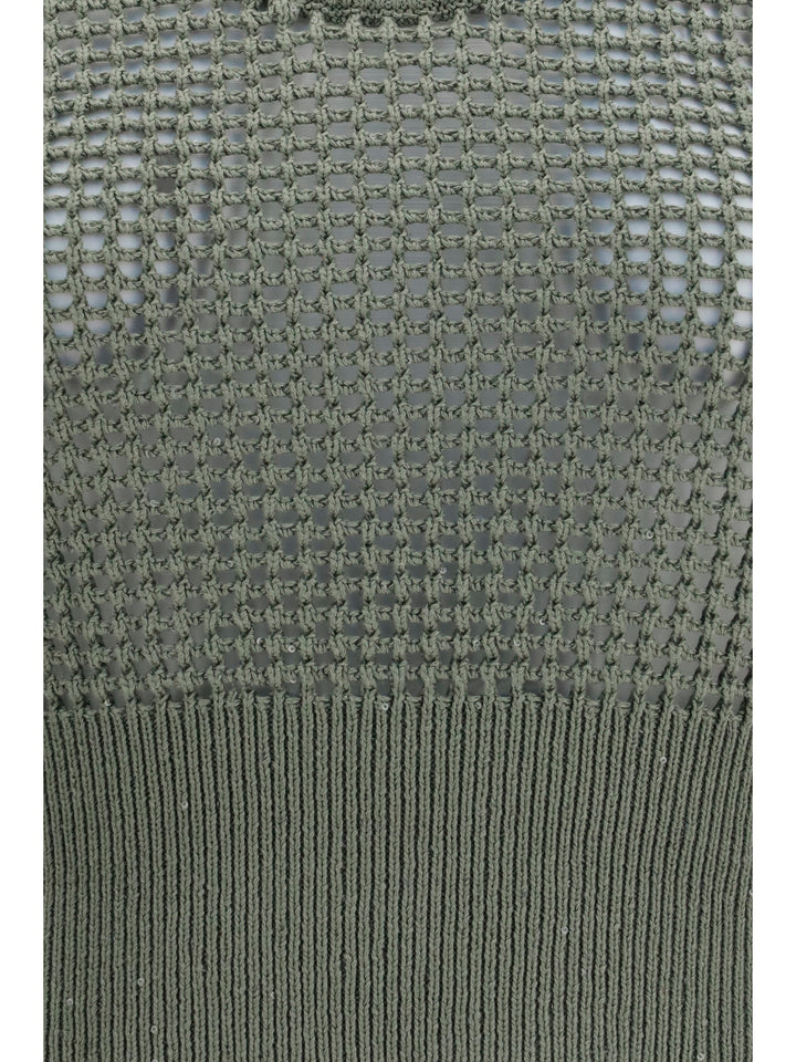 Perforated sequin Tank Top 3
