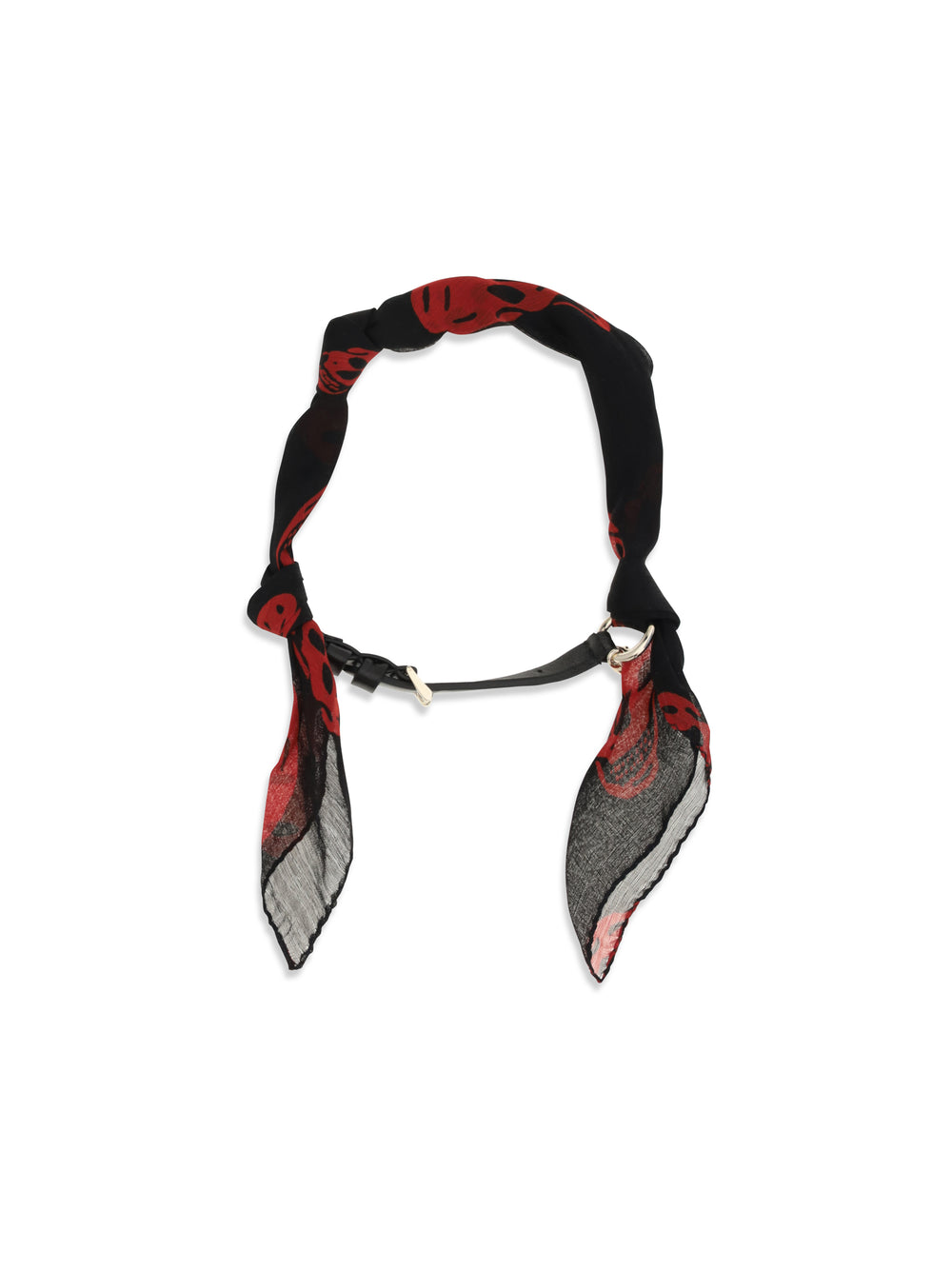 Double-wrap Skull Scarf Bracelet 2