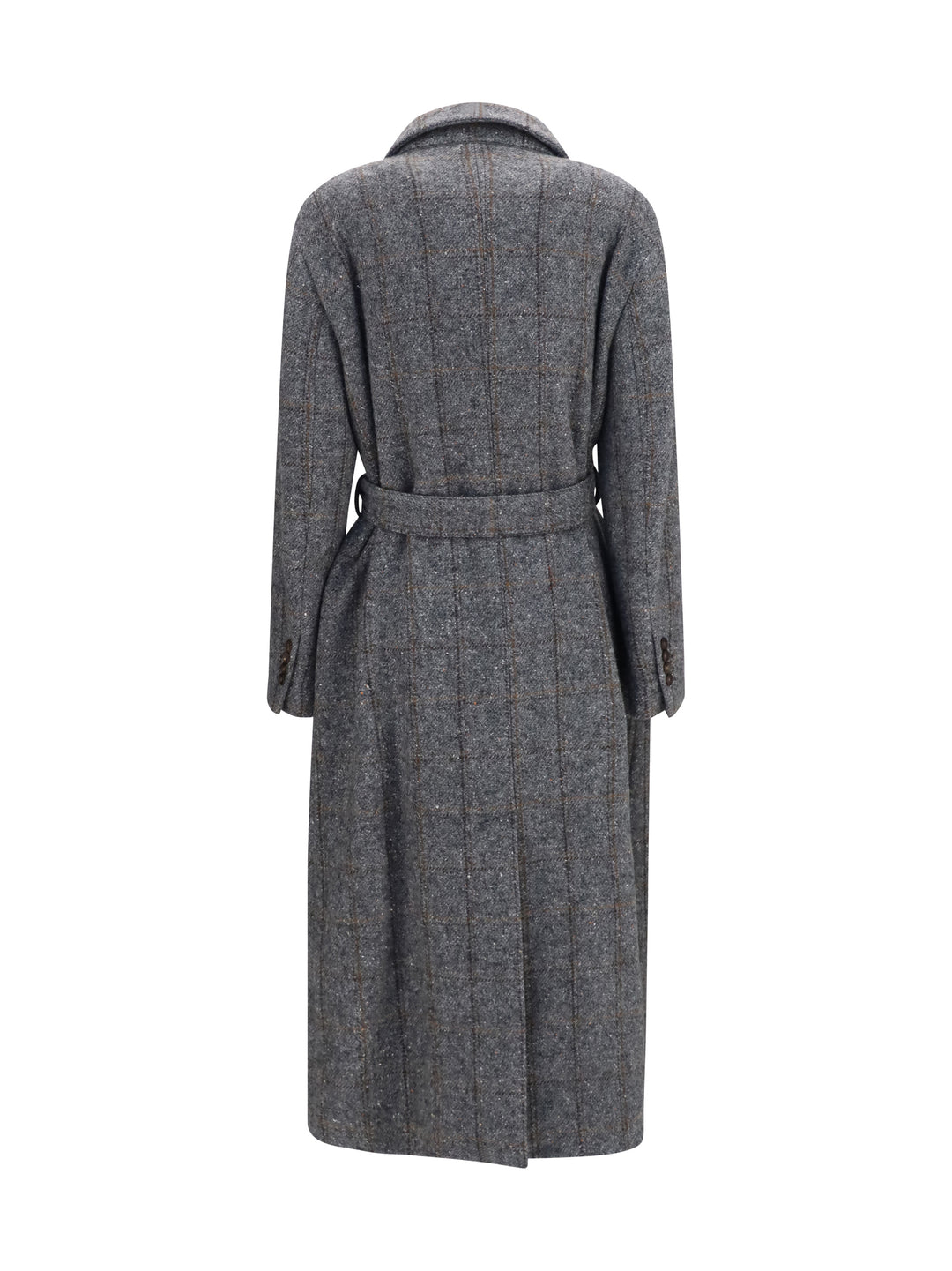 Long alpaca-blend Coat with belt 2