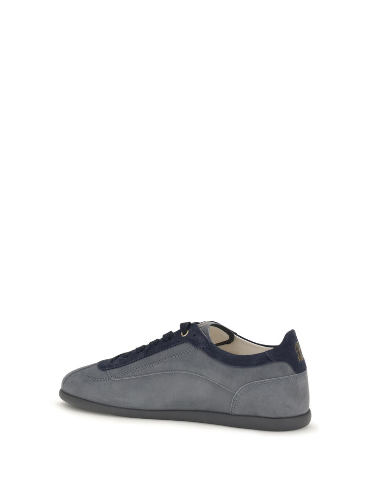Nubuck and suede Sneakers with Slim sole 3