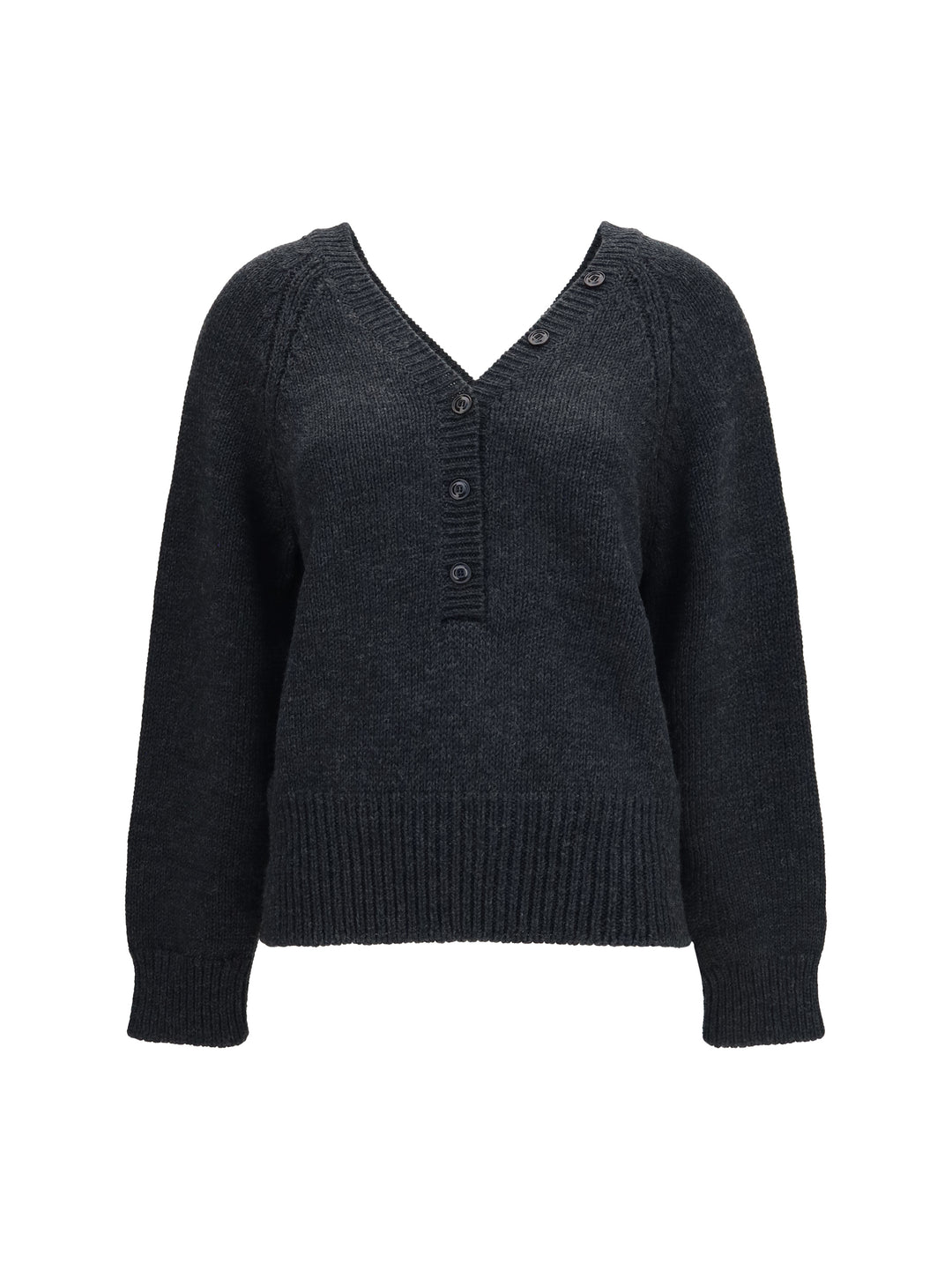 Country Henley merino Cardigan 1