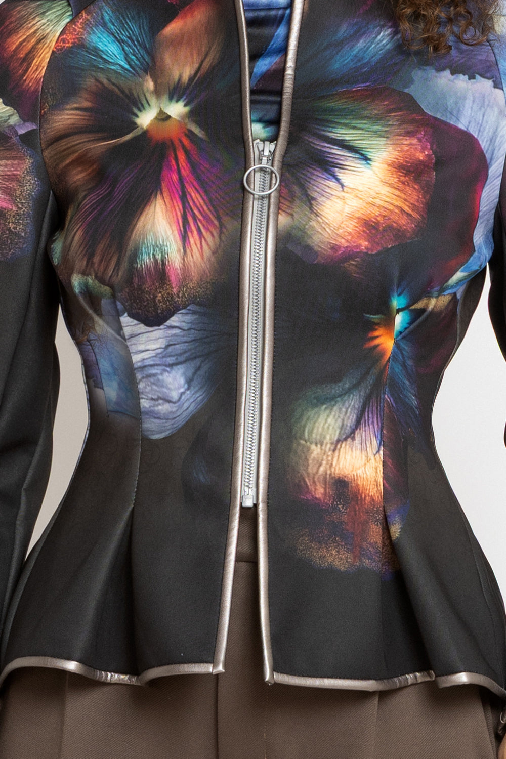 BLAZER AJUSTÉ EN NÉOPRÈNE DE PLONGÉE - VIOLET