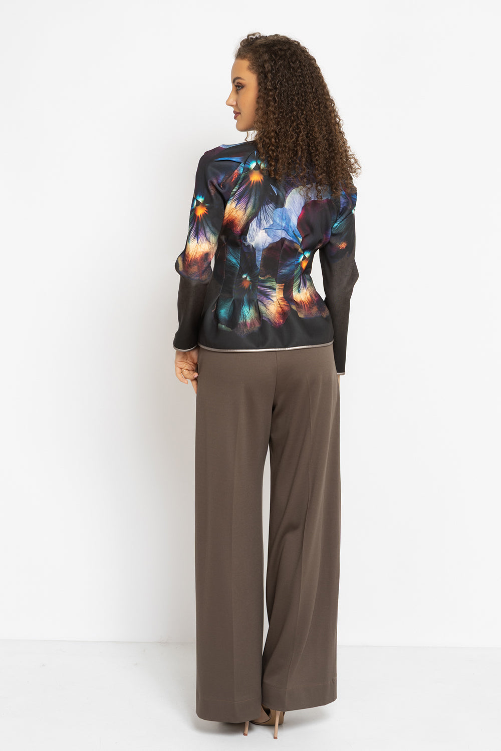 BLAZER AJUSTÉ EN NÉOPRÈNE DE PLONGÉE - VIOLET