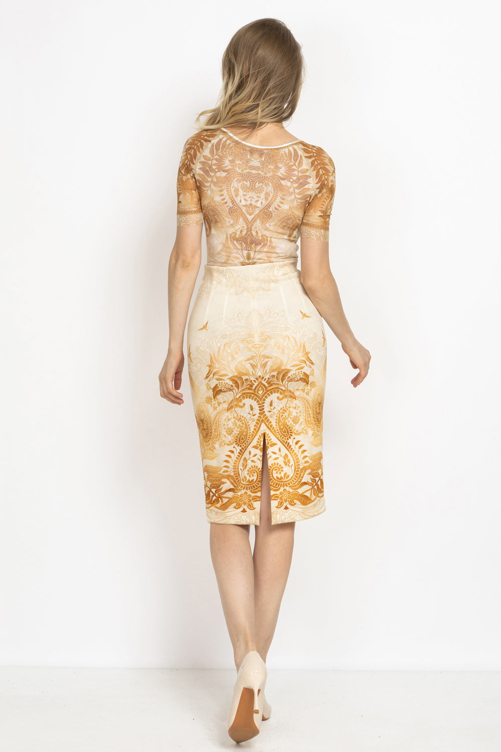 SHORT-SLEEVE BODYSUIT WITH MODAL LINING - SUNSET JIORO БОДИ С КЪС РЪКАВ И ПОДПЛАТА ОТ МОДАЛ - SUNSET JIORO