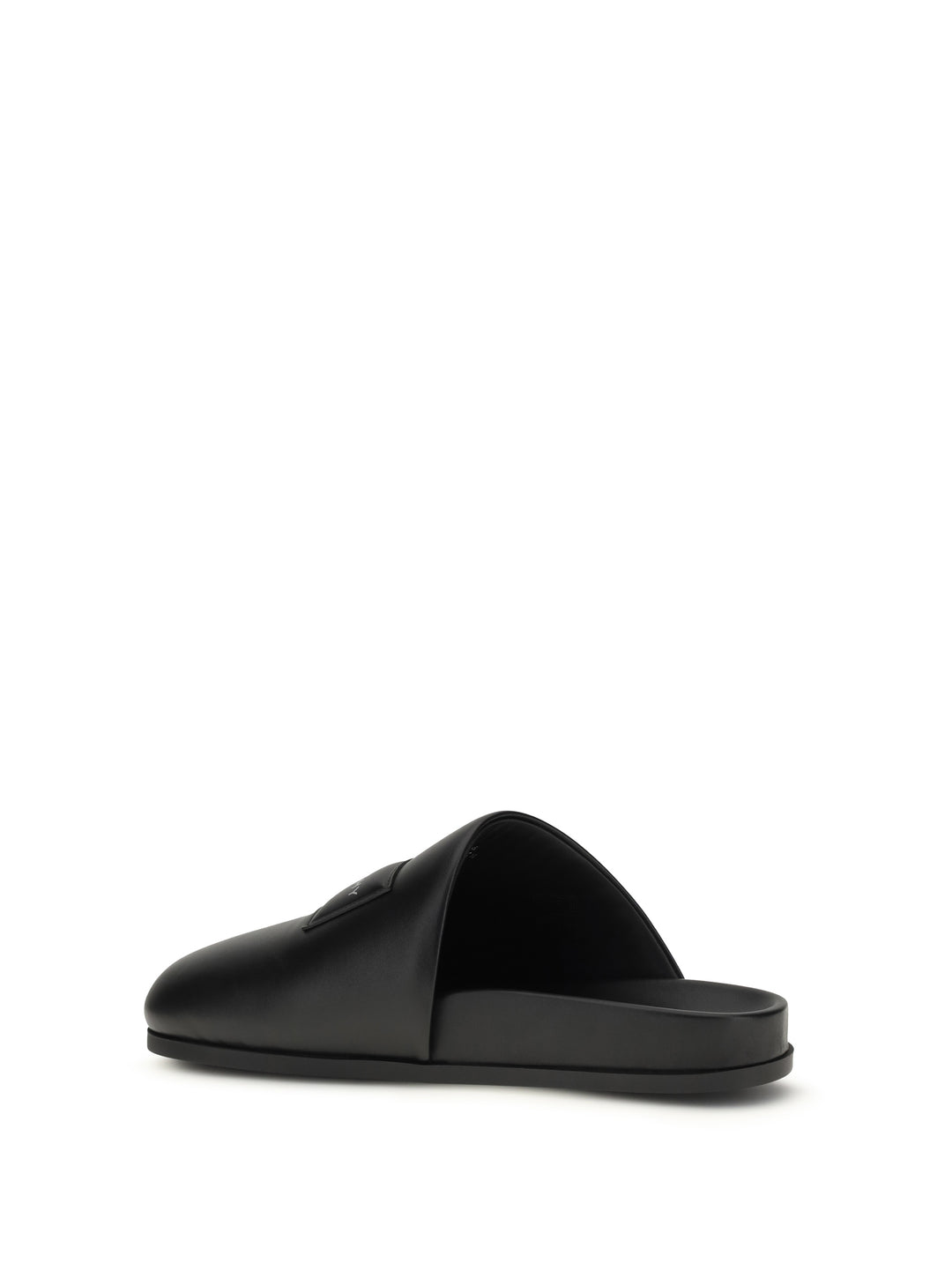 Leather Puffy Mules 3