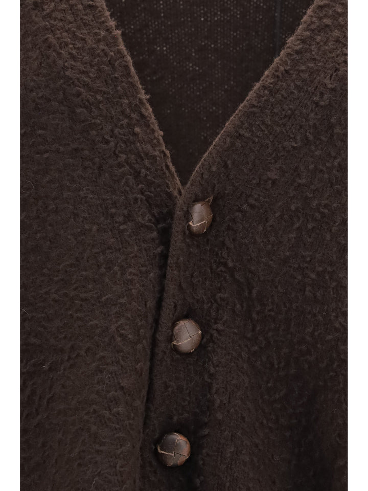 Casentino-effect wool Cardigan 3