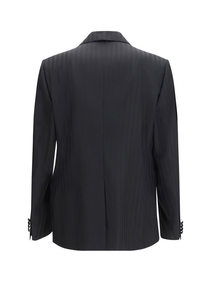 Striped peak-lapel Blazer 2