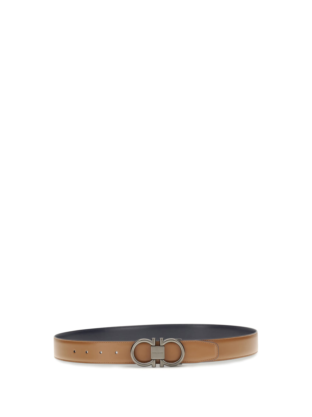 Reversible leather Gancini Belt 2