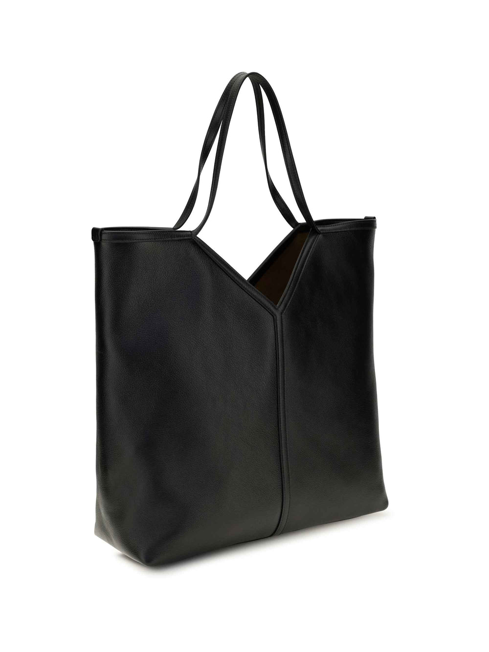 Large Y leather Tote Bag