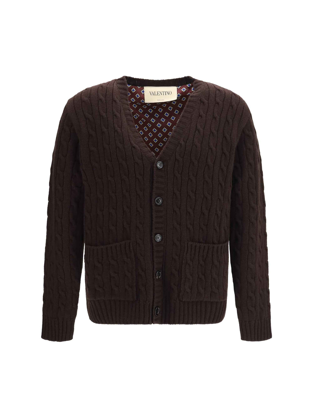 Virgin wool V-neck Cardigan