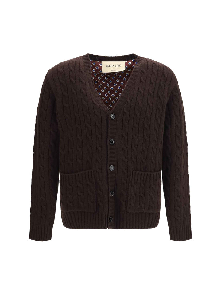 Virgin wool V-neck Cardigan