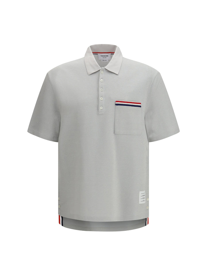 Short-sleeve Polo with chest pocket 1
