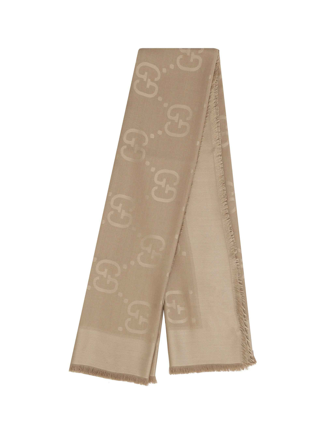 Scarf in wool and silk