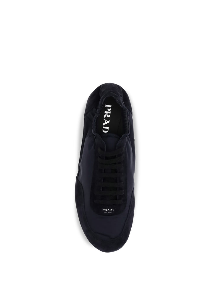 Collapse Sneakers in Re-Nylon and suede 4