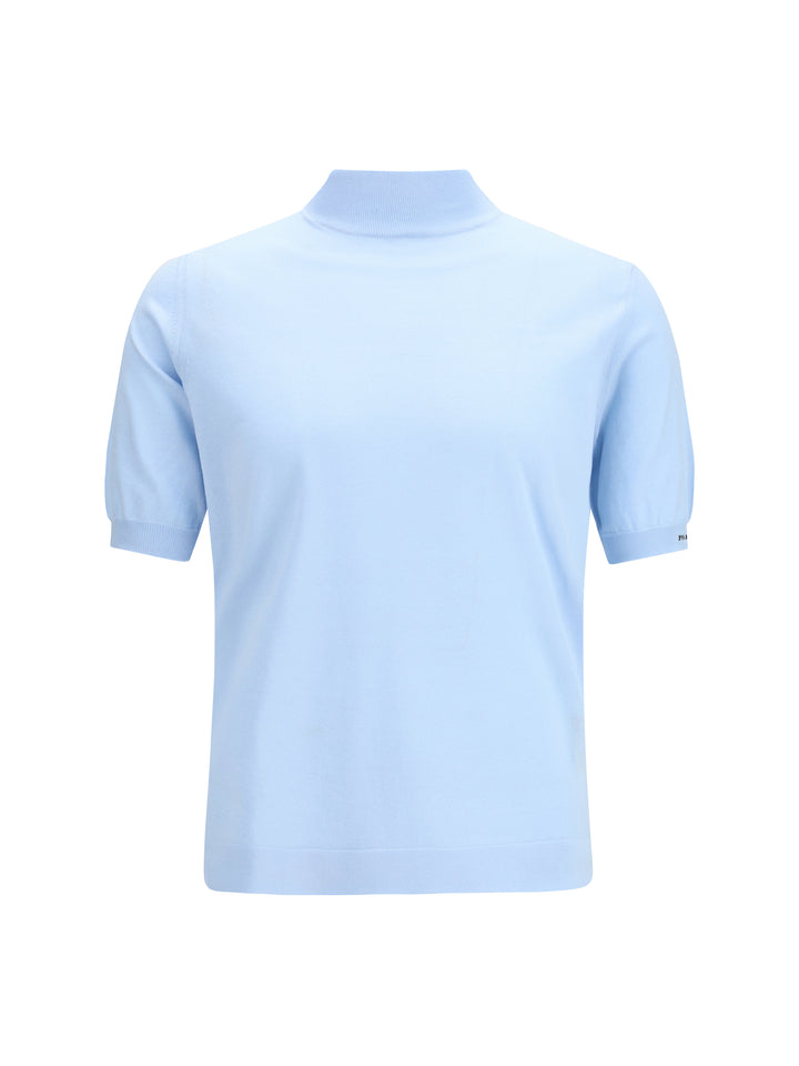 Short-sleeve cotton Sweater 1