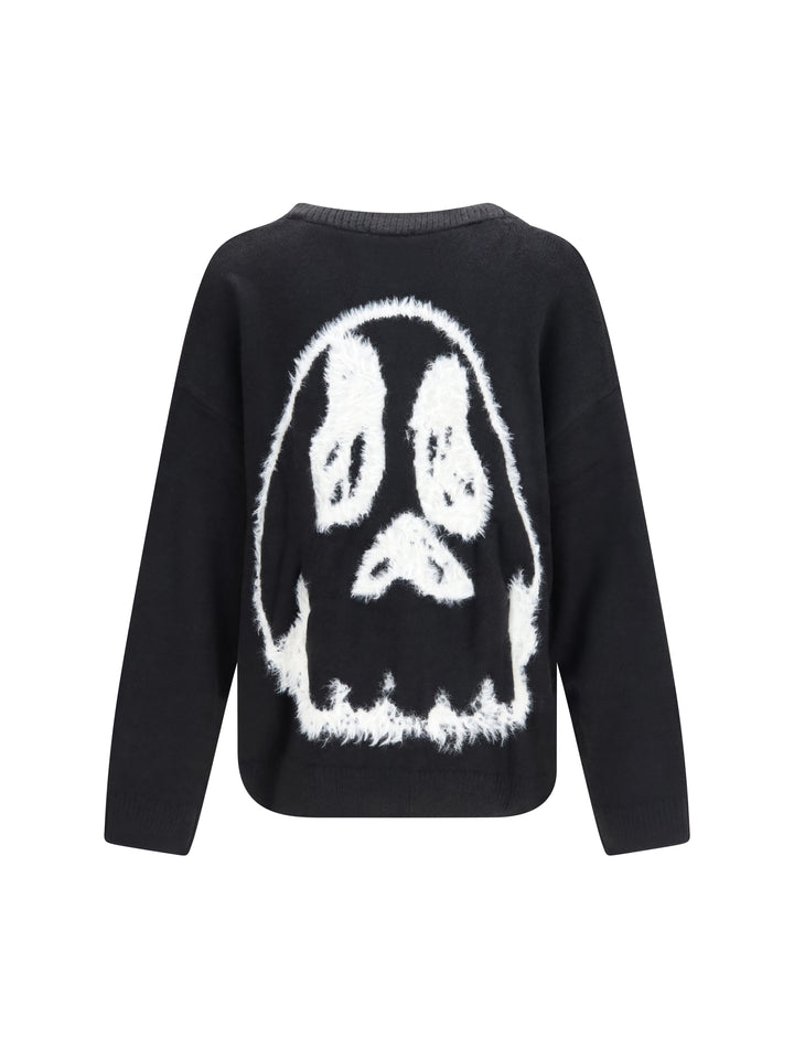 Chito V-neck Cardigan with graphic back 2