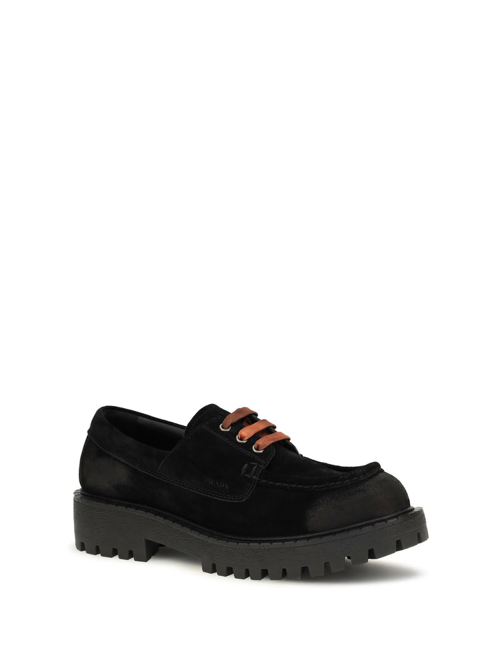 Suede lace-up Loafers 2