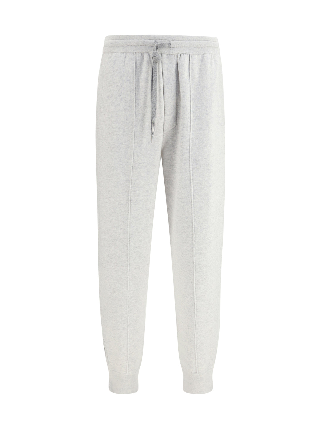 Double-knit cashmere Pants with Crête and zips at the hem 1