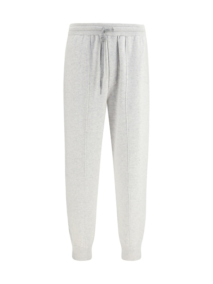 Double-knit cashmere Pants with Crête and zips at the hem 1